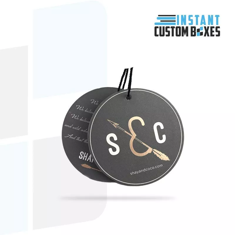 Custom Round Shaped Hangtags