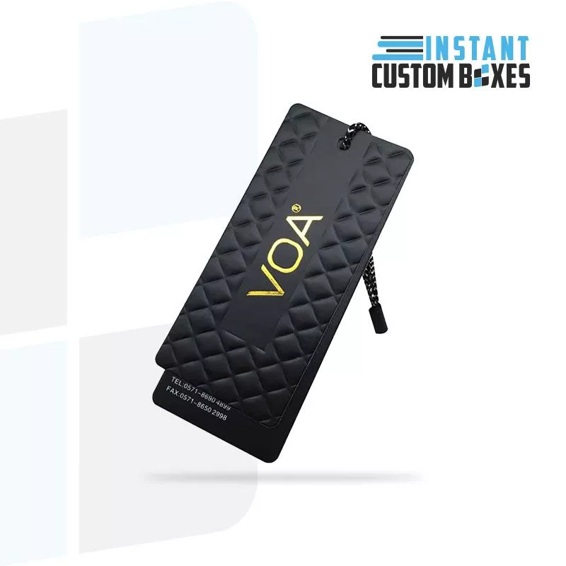 Custom Embossed Debossed Hangtags