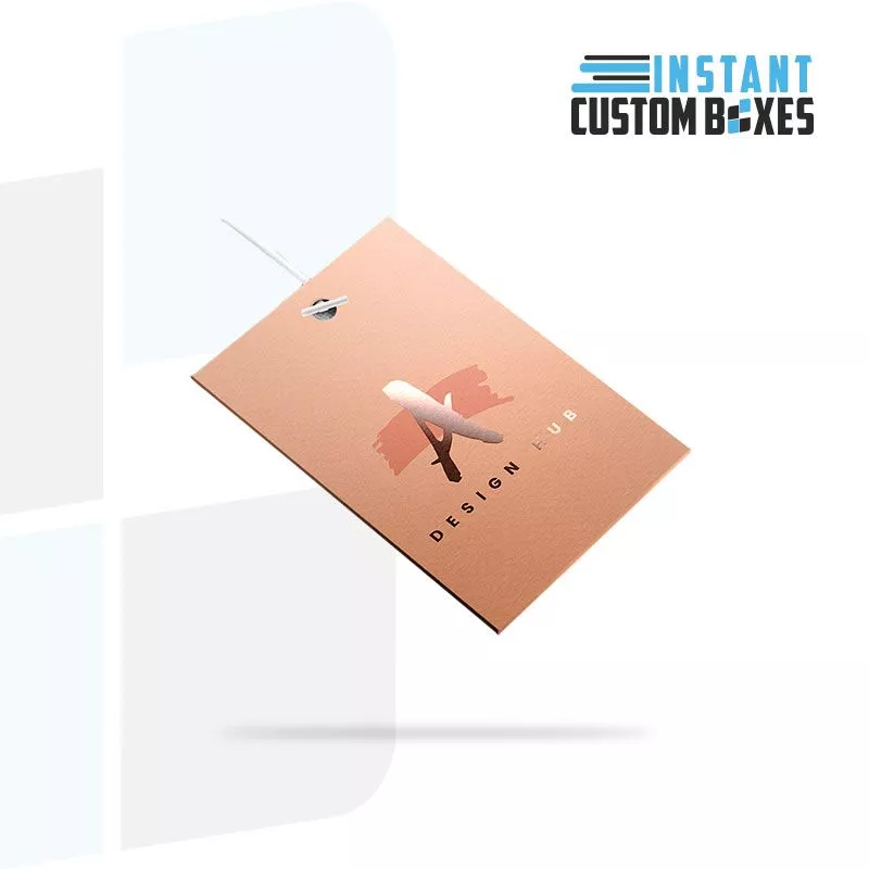 Custom Spot UV Printed Hangtags